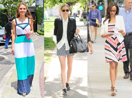 Maria Menounos, Olivia Palermo, Zoe Saldana Maria Menounos, Olivia Palermo, Zoe Saldana